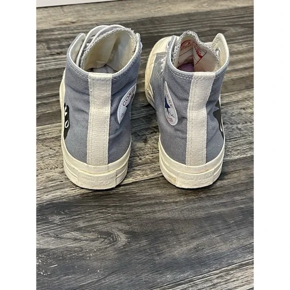 Converse Comme Des Garcons Play X Chuck 70 High Steel Gray 171847C SZ 4.5M 6.5W Converse Comme Des Garcons Play X Chuck 70 High Steel Gray  main image 4